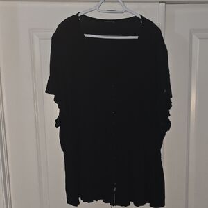 BloomChic Black Button Down Shirt